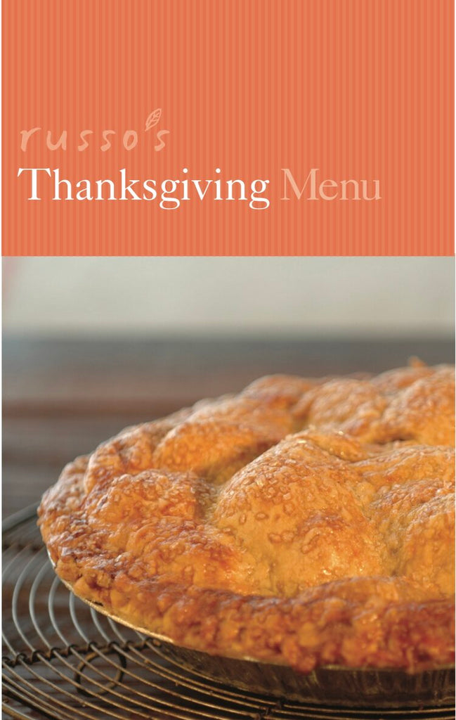 Our Thanksgiving Menu is now available!